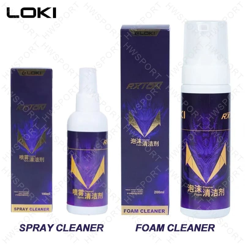 LOKI Ping Pong Rubber Detergent Type of Foam Spray Type Ping Pong Rack Detergent Eliminates Dirt and Powder