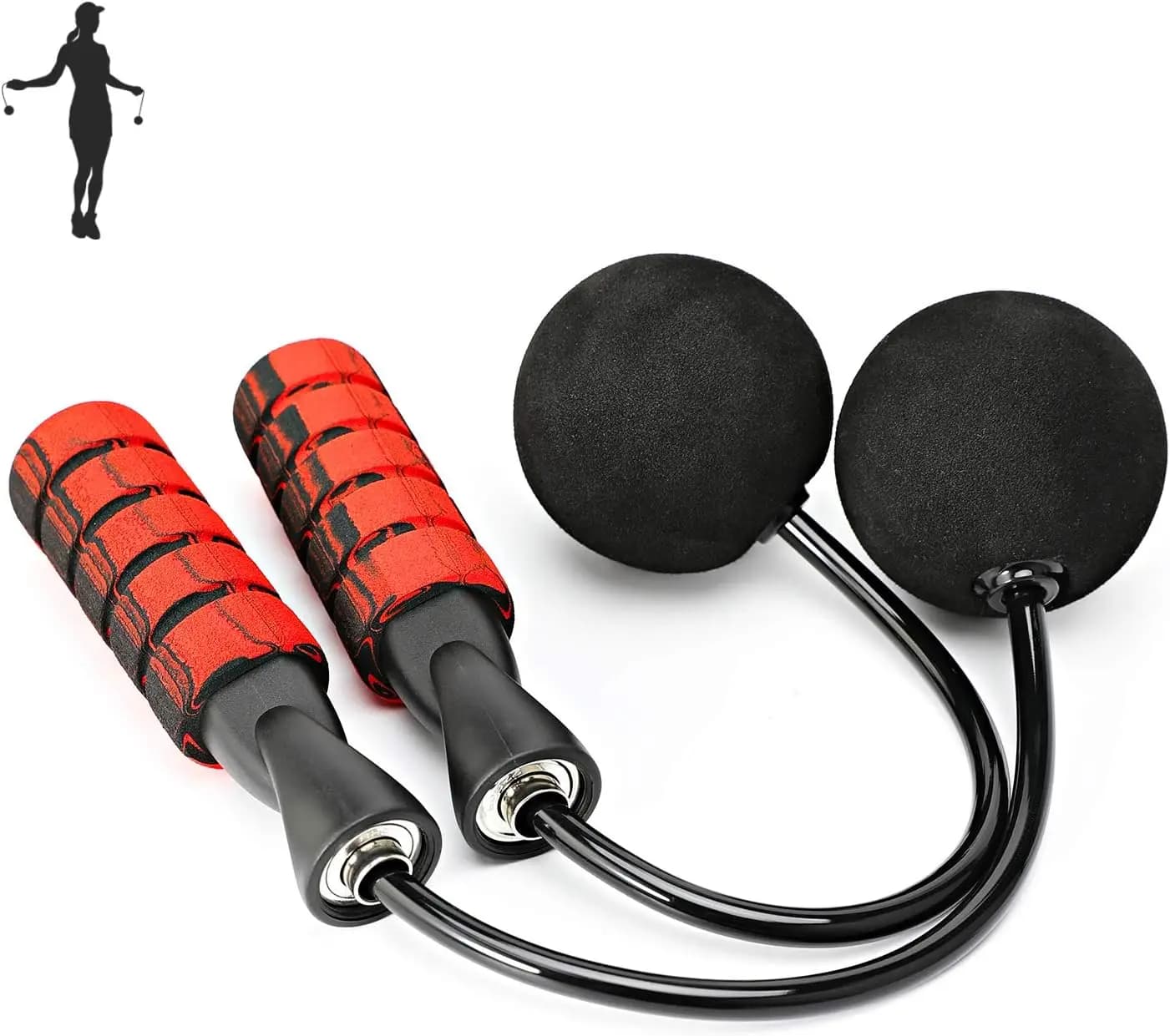 Wireless Jumping Cork with Adjustable Weights for Fitness Training, Anti-Group Design for Men and Women