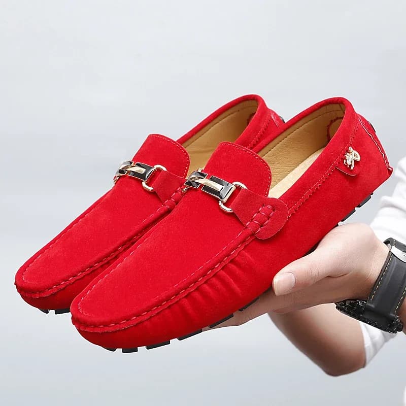 ELUVA Mocassini da uomo 2025 Scarpe da passeggio slip on leggere e traspiranti Scarpe casual da guida comode antiscivolo Mocassini da uomo