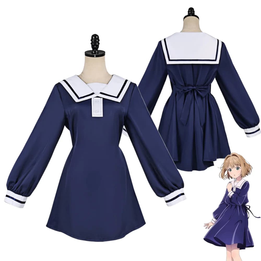 Sheena Mimi Cosplay Costume I Want to Love You Till Your Dying Day Anime School Uniform Dress Halloween Convention Party Outfit