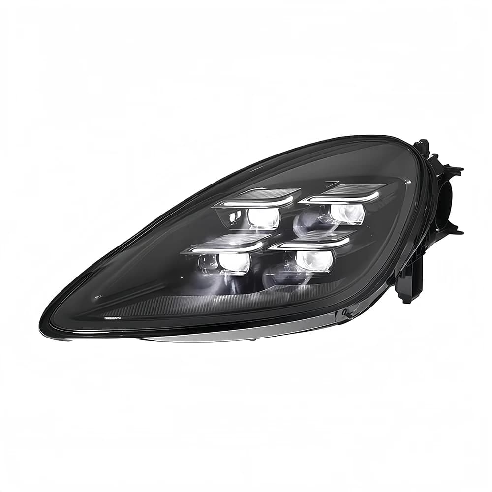 Car Light For Porsche Cayenne 2011-2023 LED Auto Headlight Assembly Upgrade The Newest Style Crystal Projector 4 Lens Front Lamp