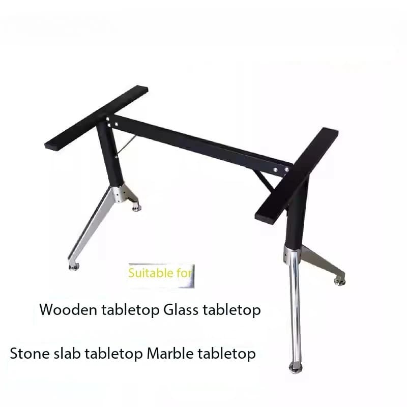 Staffa da scrivania fai-da-te, gambe da tavolo per computer, piedini da pranzo in acciaio inossidabile, tavolo da lavoro