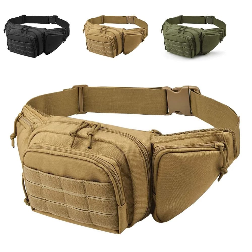 Fondina tattica nascosta per trasporto marsupio marsupio nascosta pistola borsa escursionismo marsupio per cellulare borsa da combattimento