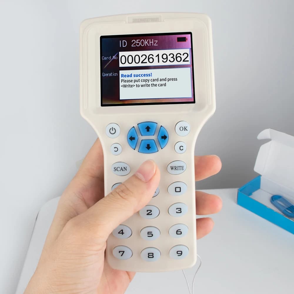 Copiatrice RFID 125KHz 13,56MHz Programmatore USB NFC Smart Lettore di schede a 10 frequenze Duplicatore Decodificatore UID