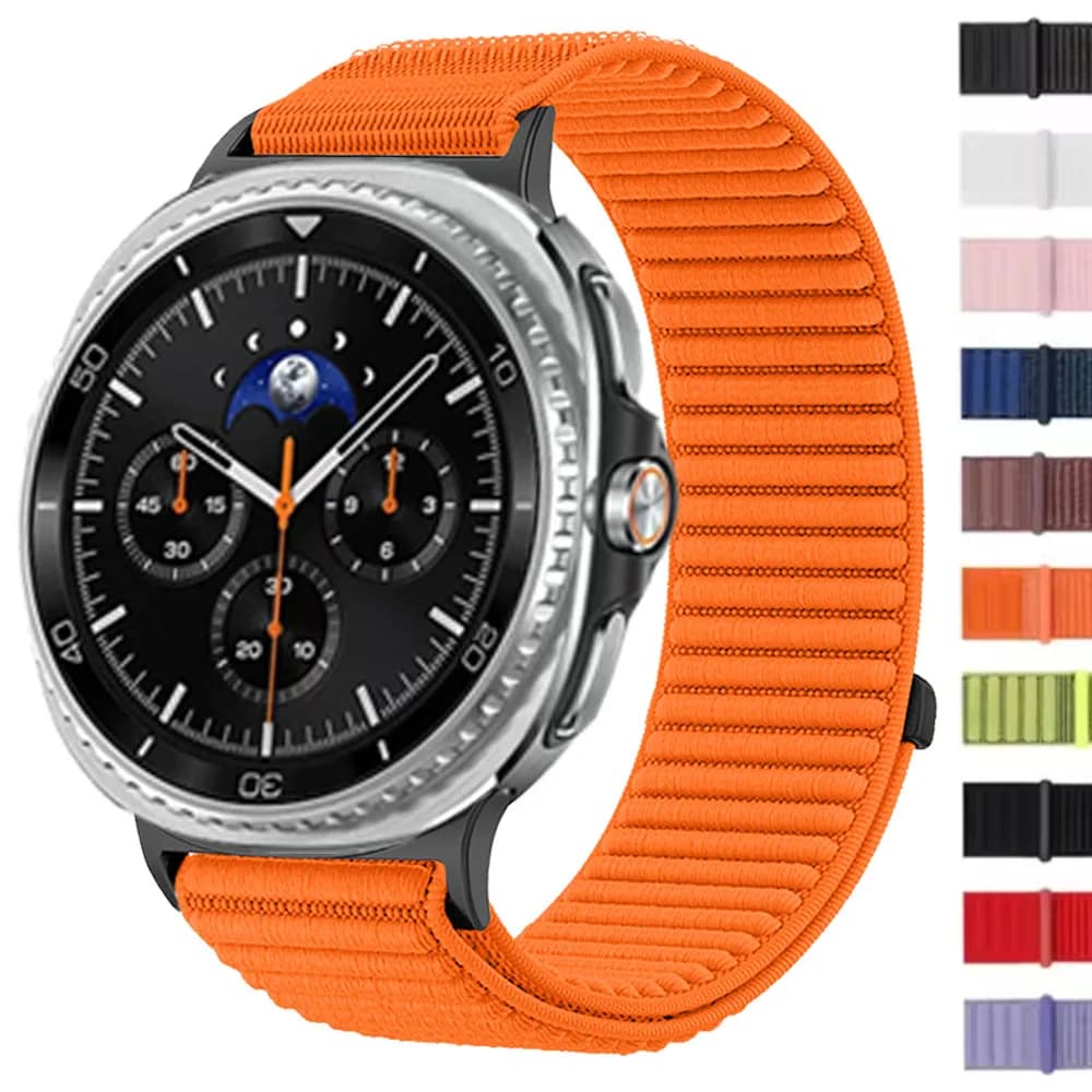 Cinturino sportivo in nylon per Samsung Galaxy Watch 8/8 Classic 46mm 44mm 40mm Bracciale sportivo con cintura per Galaxy Watch 8 Band