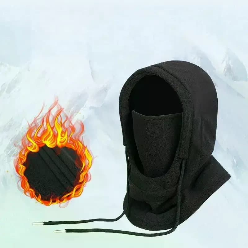 1 pz inverno maschera per il viso scaldacollo berretto con cappuccio caldo passamontagna in pile per uomo donna antivento termico copri testa berretti Bandana