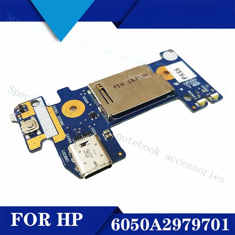 A+ Per HP Pavilion 14-CF 14-DF Lettore di schede SD integrato Scheda di alimentazione OTG 6050A2979701