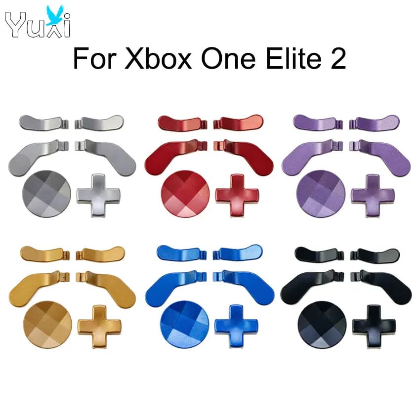 YuXi Per Xbox One Elite Serie 2 Controller Metallo D-Pad Trigger Serrature Maniglia Paddle Sostituzione Thumbstick Accessori