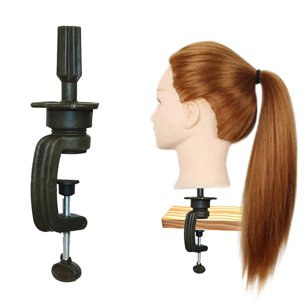 Wig Support Treppiede Bracket Head Support for Training Head Support for Machining Head Hair Clamp Support for Tripod Support