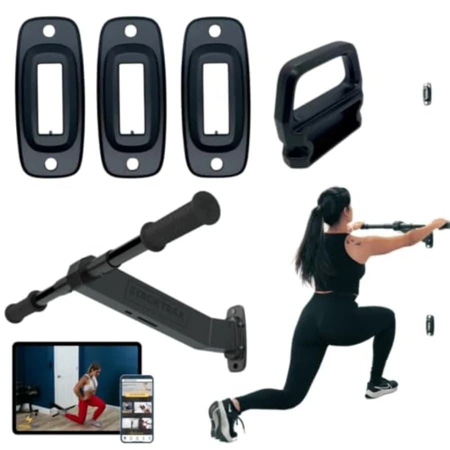 Traction bar/Chin Up/balance bar/and Nordic wall-mounted all-in-one curling for home gym strength training equipment; 3 walls