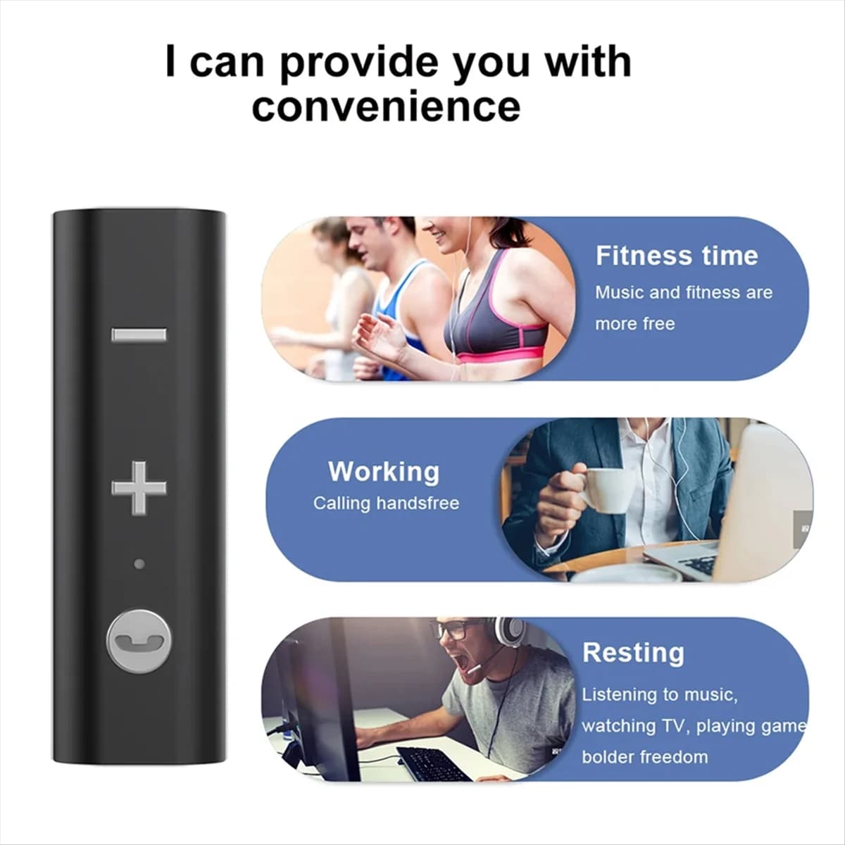 NUOVO adattatore wireless Bluetooth 5.0 ricevitore audio per auto ricevitore musicale Bluetooth per supporto altoparlante per cuffie chiamata vocale