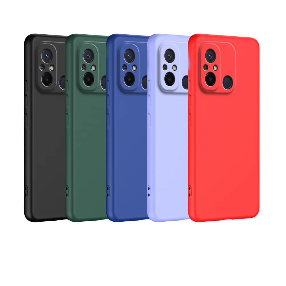 Custodia per telefono in silicone liquido per Xiaomi Redmi 12C 10C 10A Nota 9 9s 10 10s 11s 12 12s 9T 10T 11T 12 Pro Plus 4G 5G Custodia protettiva