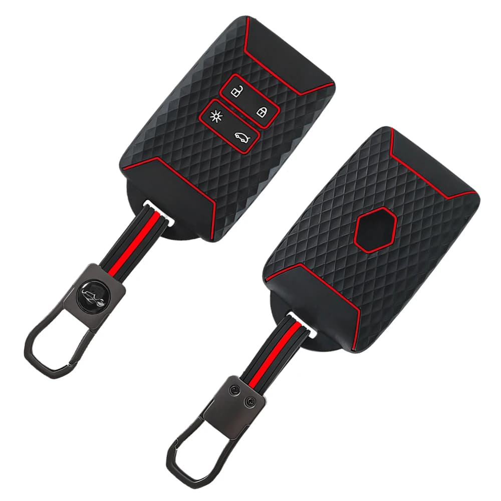 New Silicone Car Key Case Cover For Renault Koleos Kadjar Captur Megane Clio Scenic Talisman Arkana For Dacia Sandero Card Fob