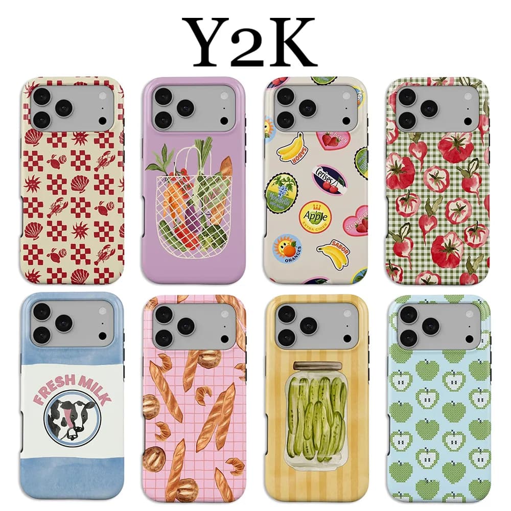 Luxury Clmj Sweet & Sour Flavour Phone Case for iPhone 17 17e 16e 16 15 14 13 12 11 X XS XR XSMAX Air Pro Max Plus Double-layer