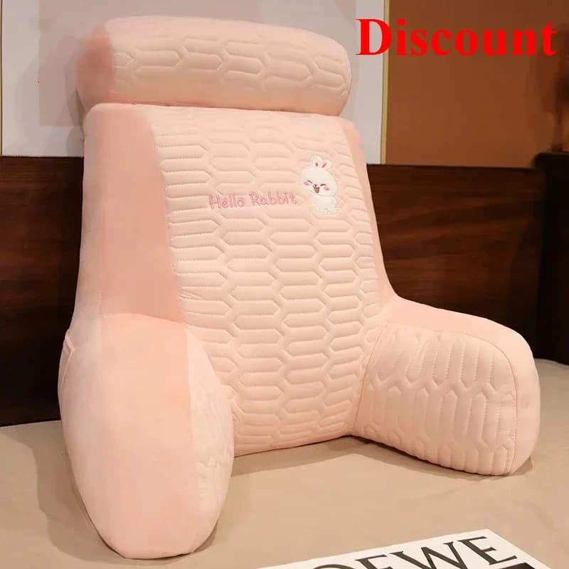 Nuovo cuscino Shreds di ghiaccio Panda Aumenta l'altezza Supporto lombare Cuscino lavabile staccabile Dormitori per studenti Schienale per letto