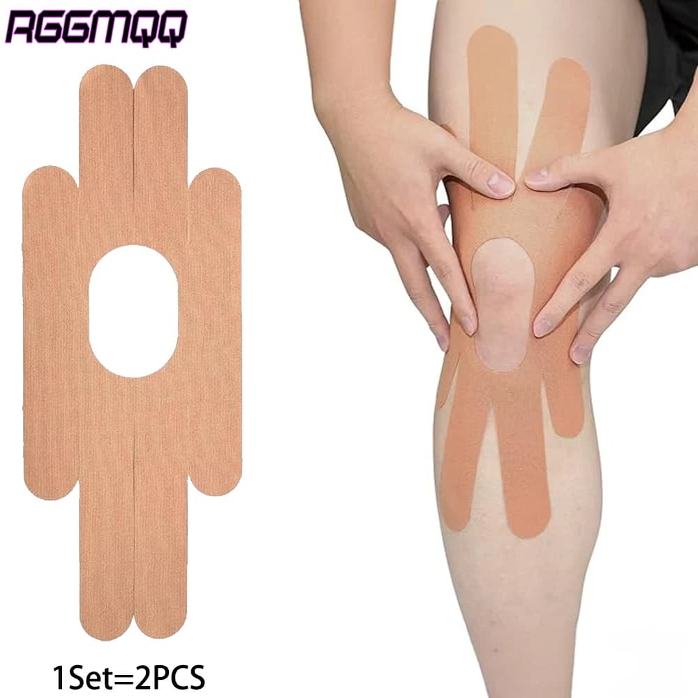Set di Nastro Kinesiologico, Nastro Adesivo Elastico per Supporto Muscolare e Terapia Sportiva, per Ginocchia, Spalle, Caviglie, Dolori Articolari