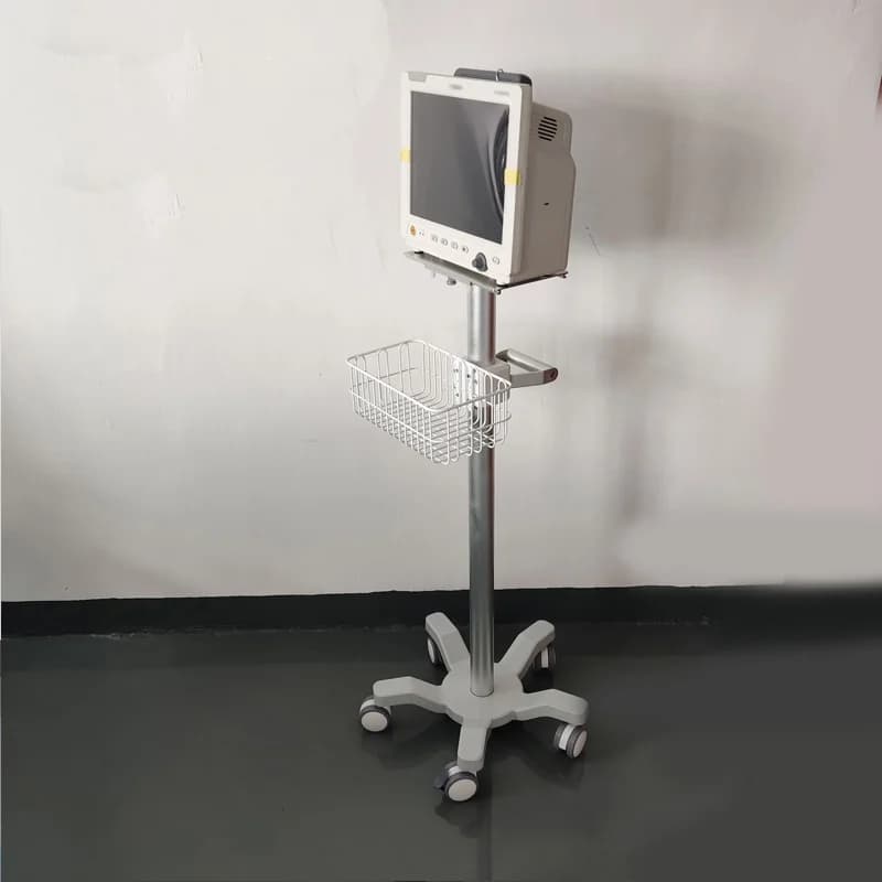 Medical trolley standing trolley Aluminum alloy trolley for patient monitor Mindray Edan Biolight Nihon Kohden Umec