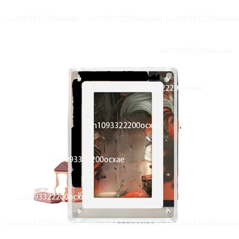 Portafoto elettronico acrilico, album fotografico elettronico ad alta definizione, cornice per foto digitale con schermo di visualizzazione