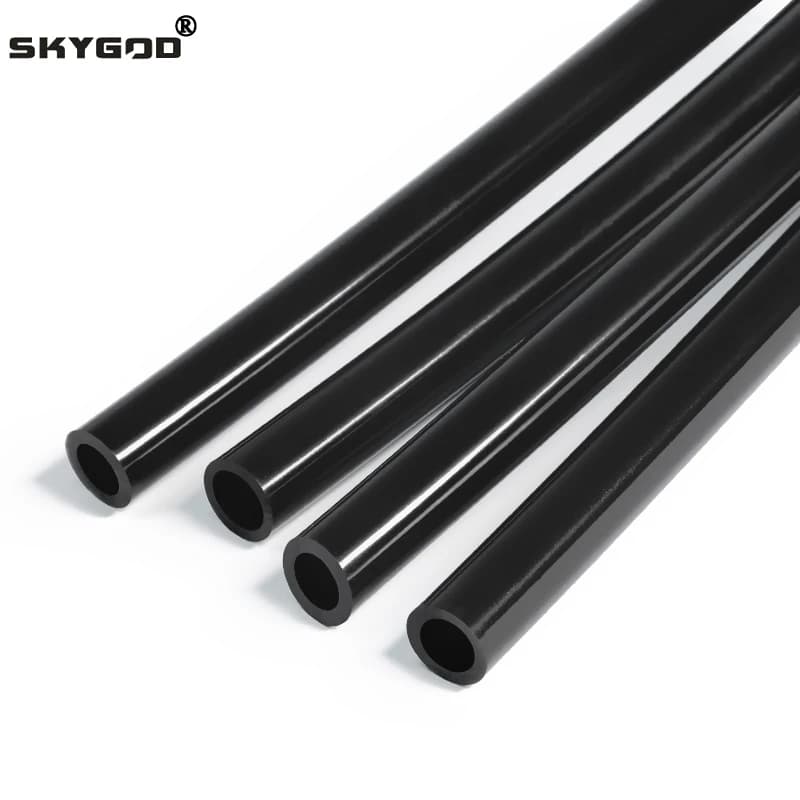 Tubo in Silicone 1/3/5/10M, Flessibile Nero per Acquario, Irrigazione, Connettore per Acqua, Tubi da Giardino