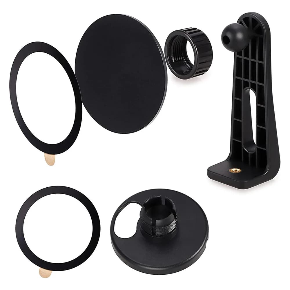 Universal Magnetic Phone Tripod Mount Magsafe-Compatible Adapter for Fill Light Stands 360 Rotatable Studio Grip