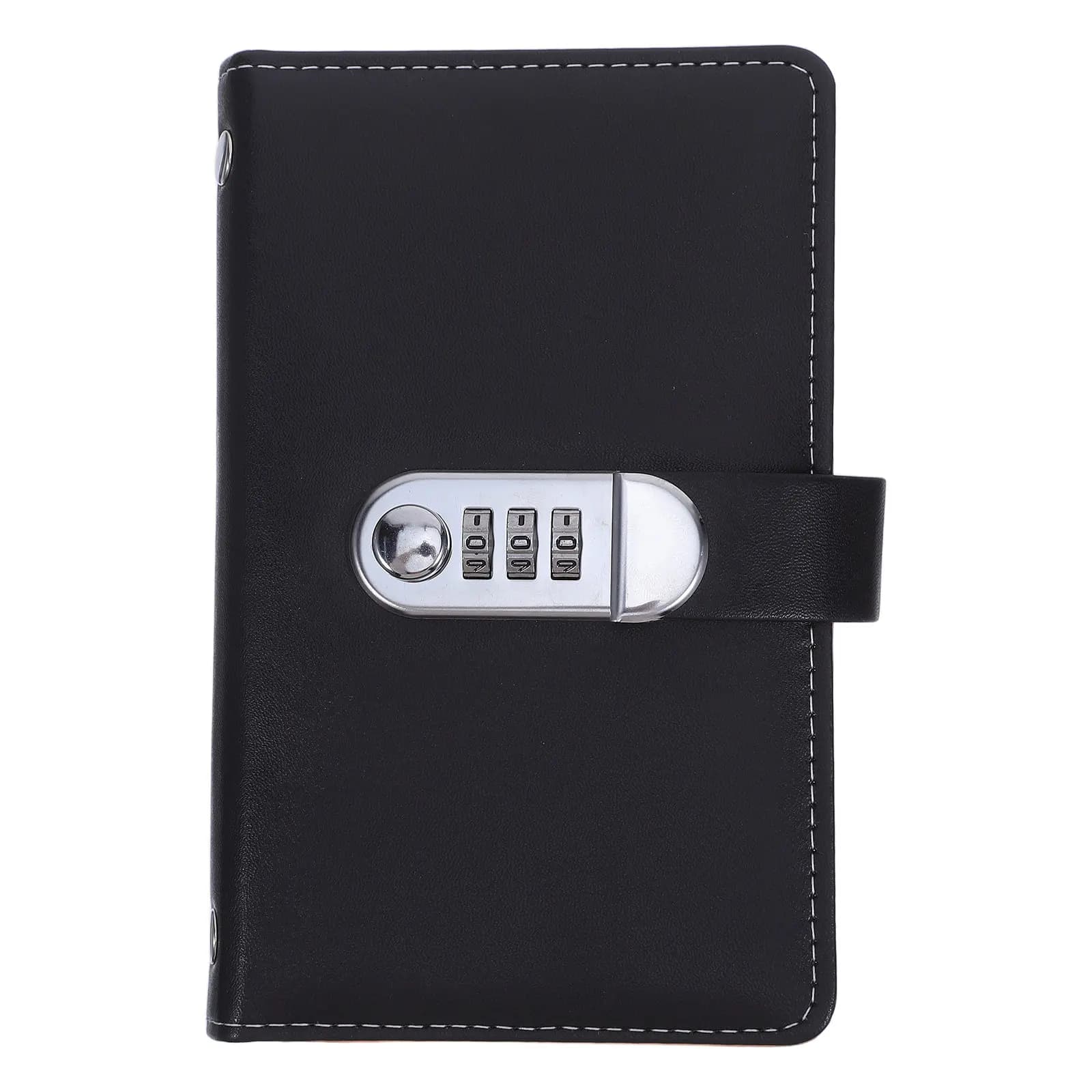 Libro Porta Password con Lucchetto, Piccolo 6.88x4.32in, in Materiale PU, Libro per Risparmiare Denaro, Contenitore Porta Password con Lucchetto a Combinazione, Scatola Porta Denaro