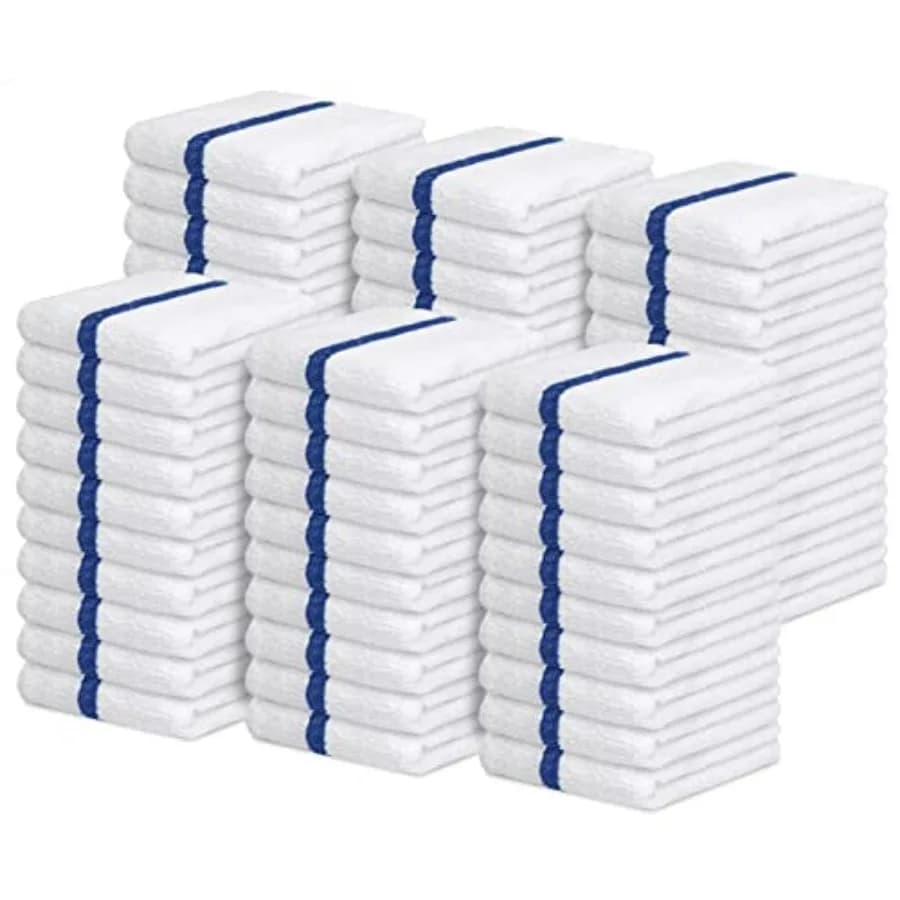 Panni in Spugna Terry per Bar, Formato Convenienza 16"x19", Assorbenti e Resistenti, Stracci Multiuso, Panni in Cotone per Pulizia, Tessuto in Spugna