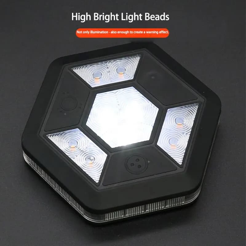 360 ° rotante COB spia di avvertimento auto emergenza USB magnete di ricarica adsorbimento notte giallo bianco lampeggiante lampada luci del bagagliaio del tetto