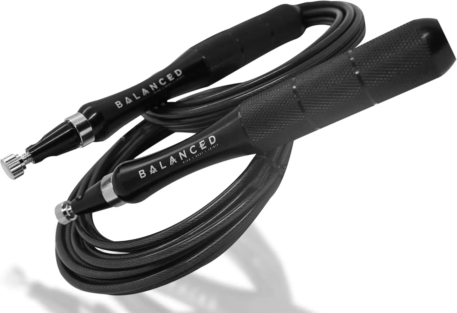 ASCEND V1, firma corda per saltare ad alte prestazioni con quadranti in acciaio regolabili, maniglie ergonomiche, eco-friendly 360 unico Desi