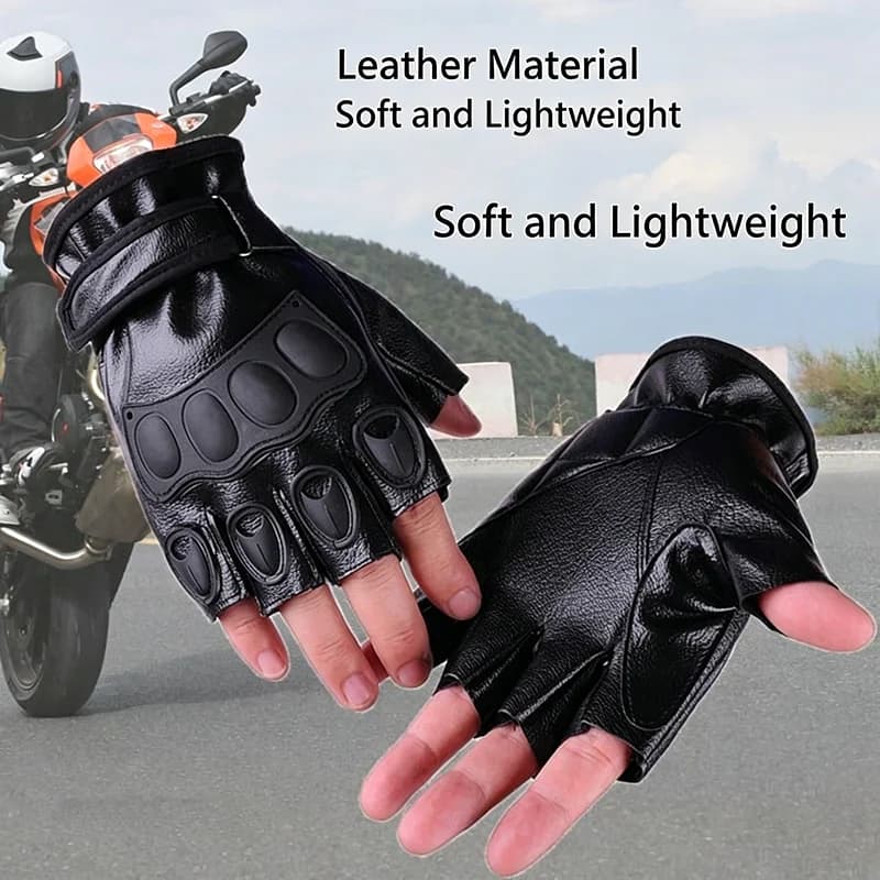 Guanti Tattici da Moto per Uomo e Donna, Impermeabili in PU, Protezione per Caccia all'Aperto, Resistenti all'Usura, Guanti da Corsa e Combattimento