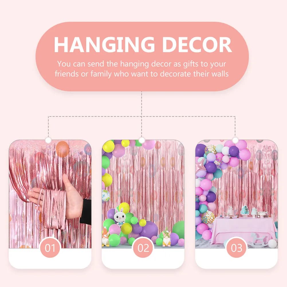 2 Pezzi Tende Decorative Pasquali, Squisiti Pendenti Decorativi per Feste e Festival, Decorazioni per Sfondo Casa
