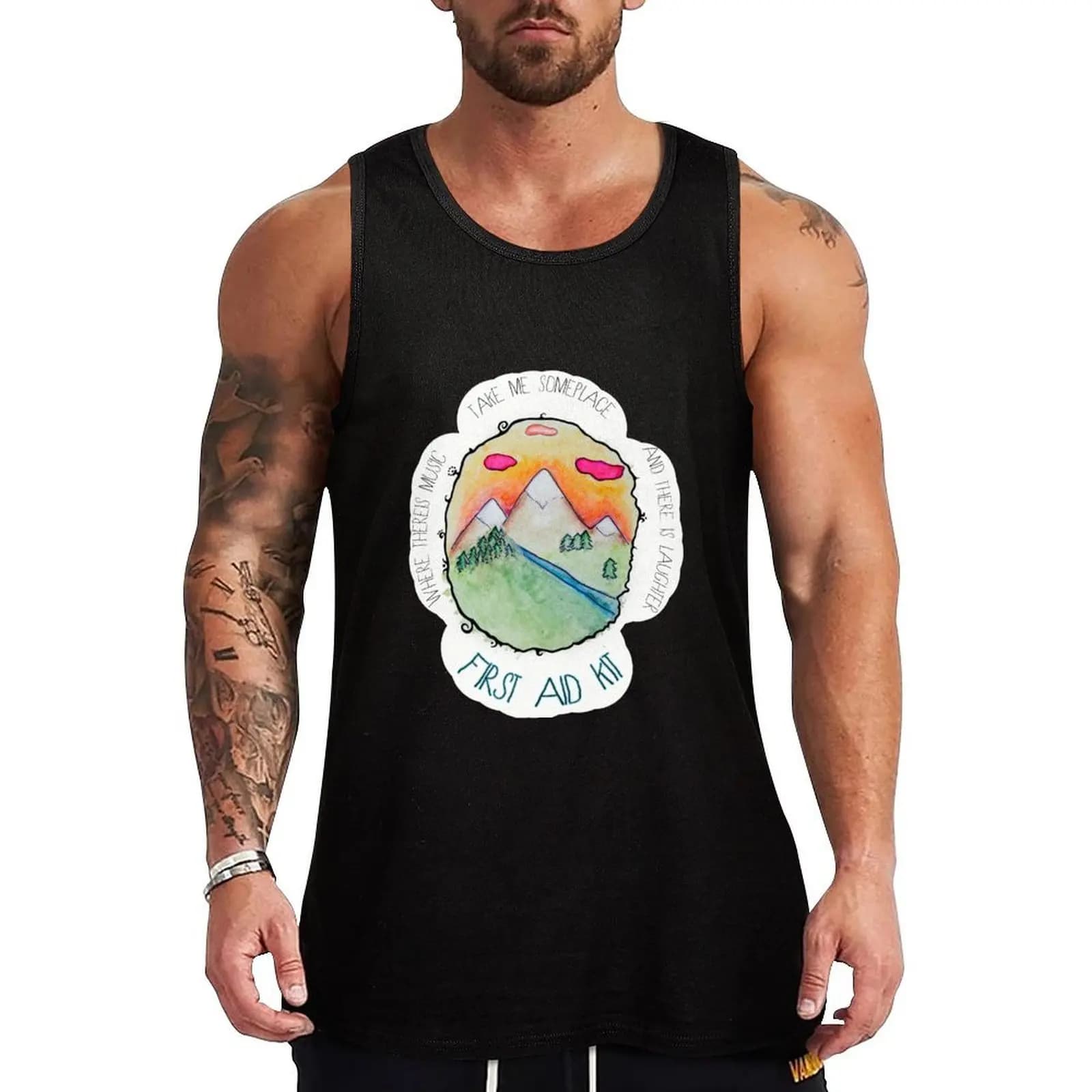 Kit di pronto soccorso - My Silver Lining Tank Top Athletic Gym Tank Top senza maniche ad asciugatura rapida per allenamento