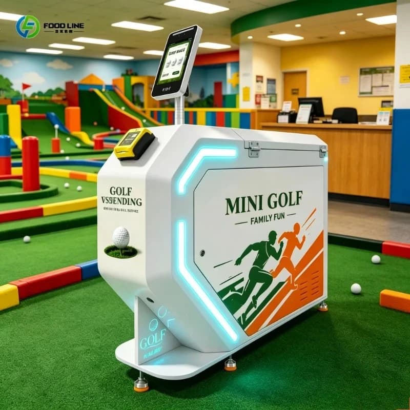 FL Space-Saving Smart Golf Ball Vending Machine 1000 Balls Capacity Flexible Golf Ball Dispenser for Club