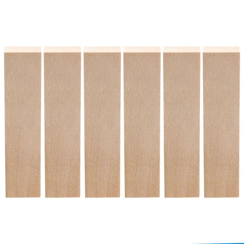 ABJI-6 Pezzi Blocchi di Legno di Tiglio per Intaglio, Kit per Principianti, Hobby di Intaglio, Fai da Te