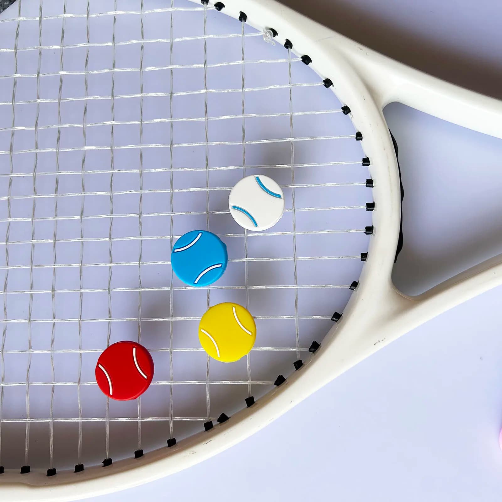 Colorful 10/30/50pcs Reduce the vibrations of tennis racks Professional tennis racks Shock absorber Accessories