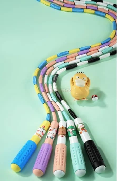 Bamboo jump rope for children, specialized for beginners