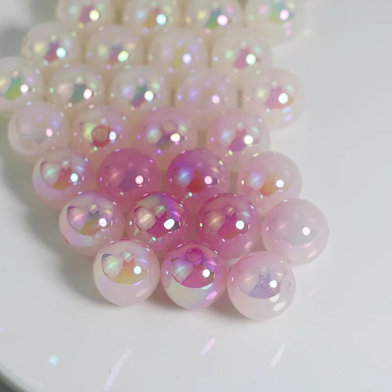 Bracelet with 16mm Shiny Beads, DIY Decorations, Manicure Ornaments, Jewelry Creation, Children's Educational Toys