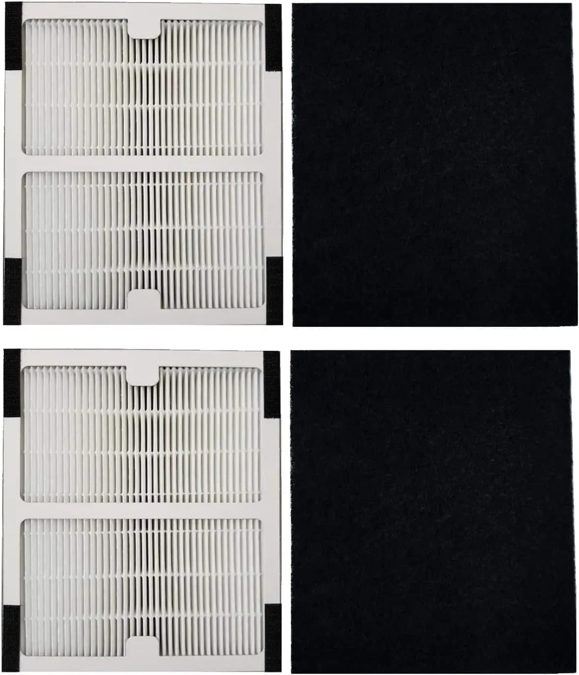 Filtro per purificatore d'aria Idylis A - Confezione da 2 filtri HEPA e al carbone per Idylis IAP-10-100, IAP-10-150, AC-2119, modello IAF-H-100A