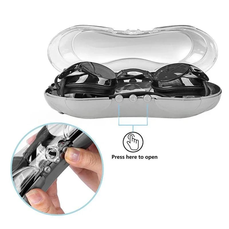 Professional Competition Swimming Goggles Anti Fog HD UV Protection Waterproof Electroplated Lens for Adult Men Women
