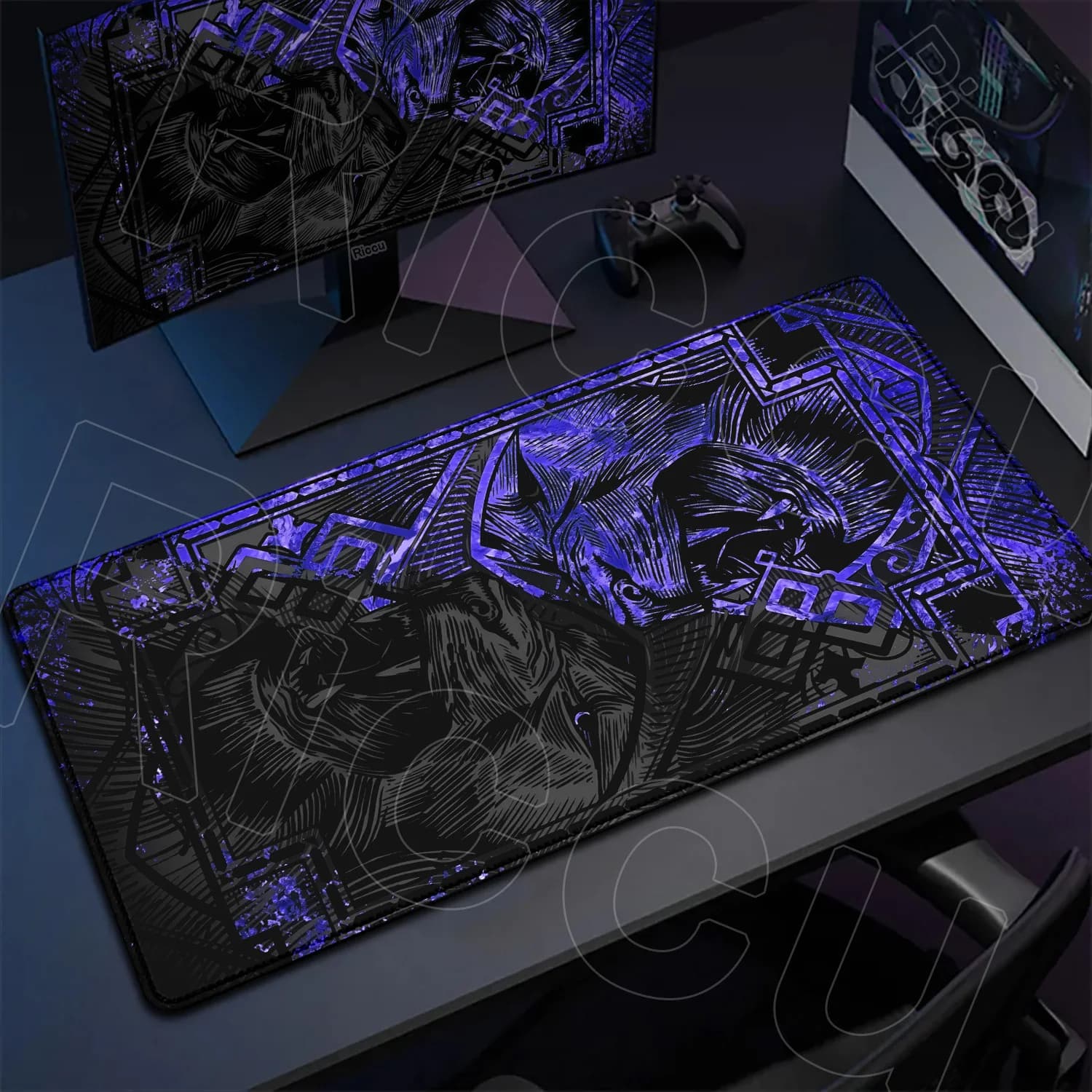 HD Printing XXL Metal Lion Gaming Esports Mouse pad Notebook Non-Slip Desk Mat Gaming pc accessories mousepad Office Mat carpet