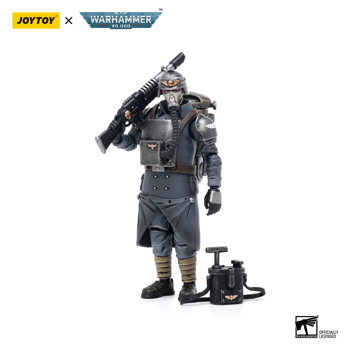 JOYTOY Warhammer 40k 1/18 Action Figures Anime 10.3 cm Astra Militarum Morte Korps di Krieg Veterano Squad Guardman