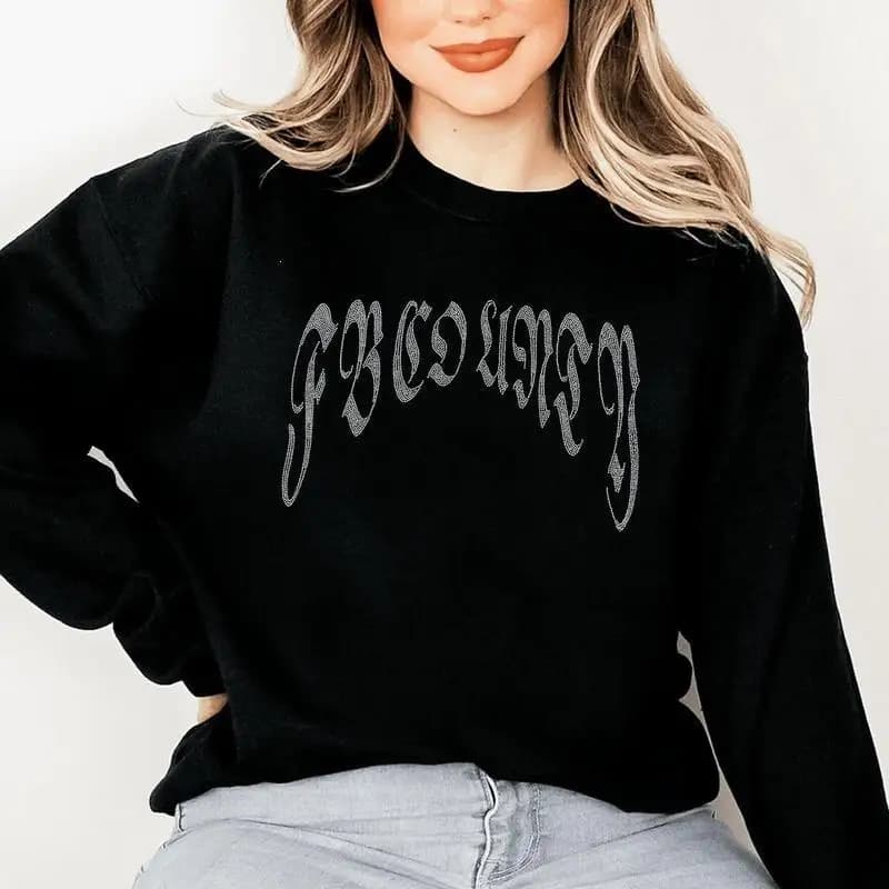 Couple's Hoodie G 39677 Revenge Embroidered Cotton Crew Neck Sweatshirt Unisex Spring Regular Thickness Animal Pattern