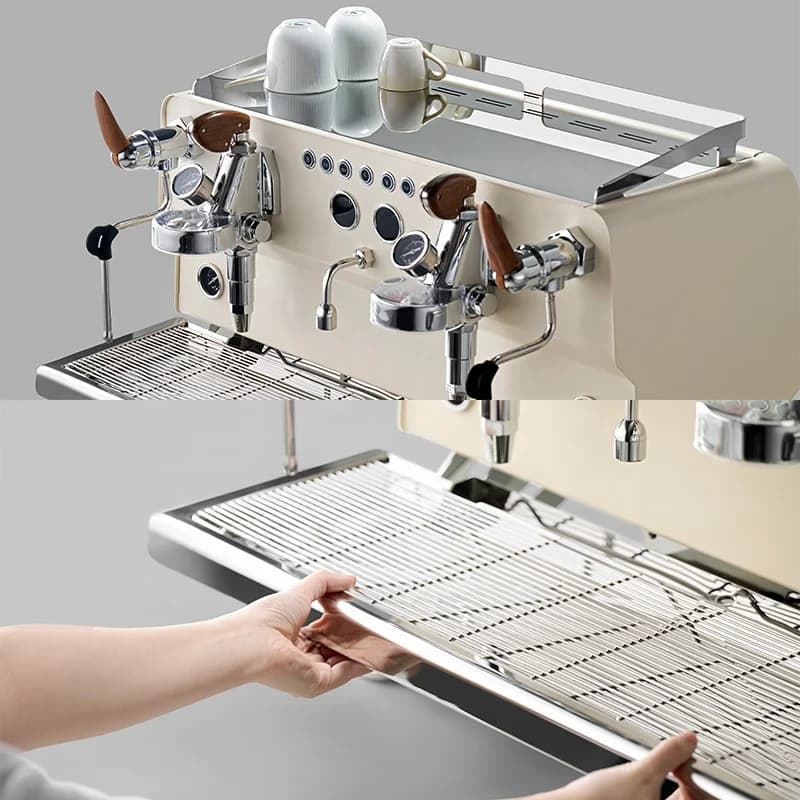 Custom Hot Selling New Style Semi Automatic Two Group Electric Espresso Coffee Machine With Multi Boilers