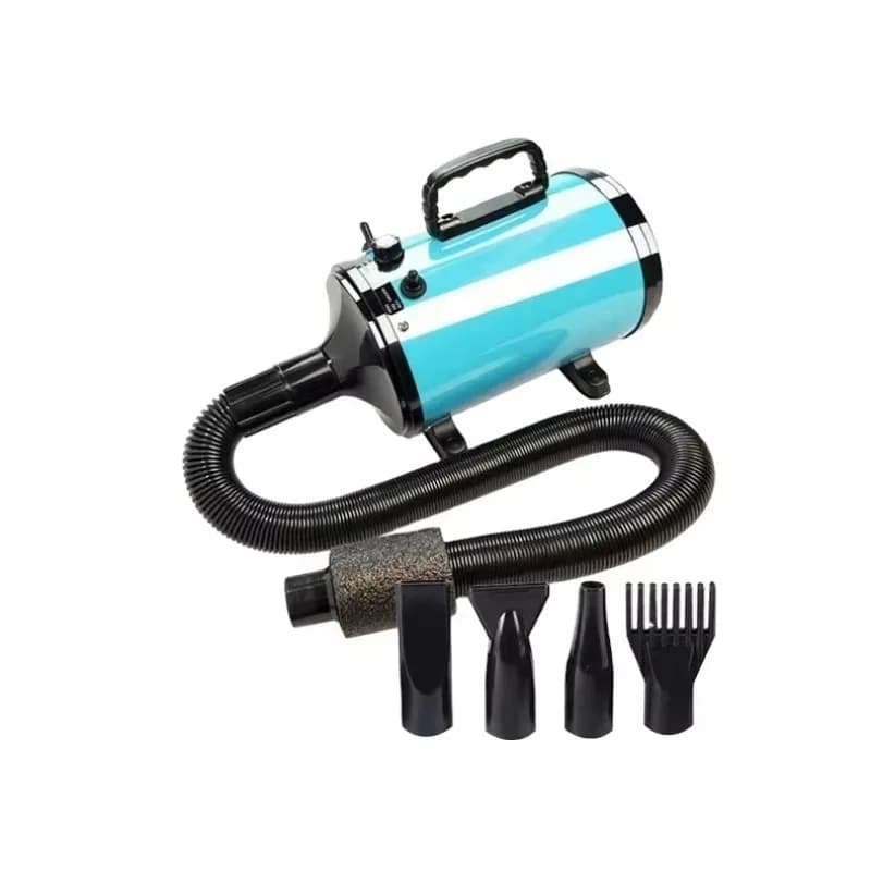 Asciugatore per Peli di Animali Domestici 4 in 1 OEM ODM 2000W-3800W, Potente Soffiatore Colorato con Vento Super Forte e Temperatura Regolabile