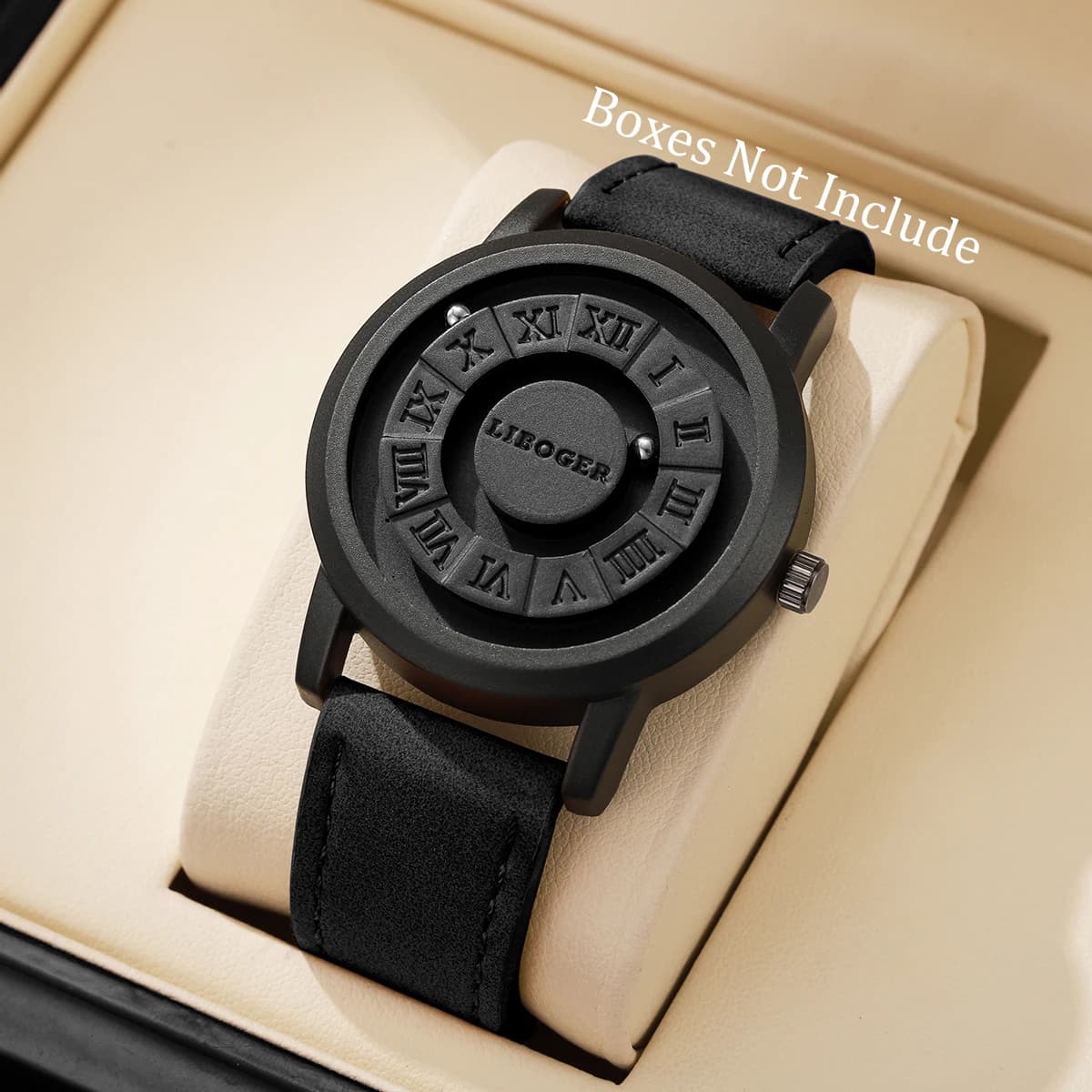 Orologi da Uomo con Sospensione Magnetica alla Moda, Quadrante Casual in Stile Romano, Orologi Sportivi da Polso, Orologio Reloj Hombre (Senza Scatola)