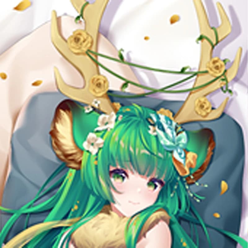 Federa per Cuscino Dakimakura Anime Clover Ragazza Sexy e Generosa Bello Volto Femminile Doppio Lato Halloween