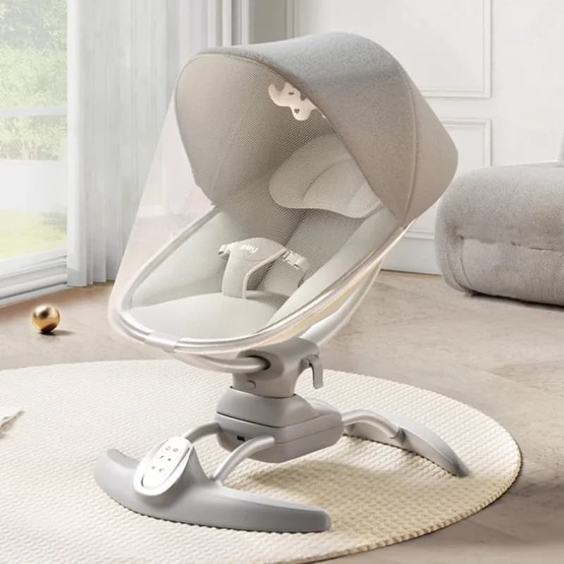 Altalene per neonati, Altalena per neonati Bluetooth con altoparlante musicale, Sedie a dondolo portatili per bambini con telecomando per interni ed esterni
