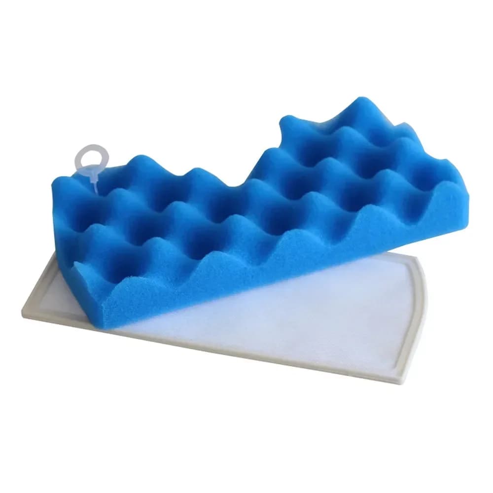 1 Set di filtri in spugna blu + 1 set di filtri Hepa per polvere per Samsung DJ63-00669A SC43-47 SC4520 SC4740 VC-9625 VC-BM620 Aspirapolvere