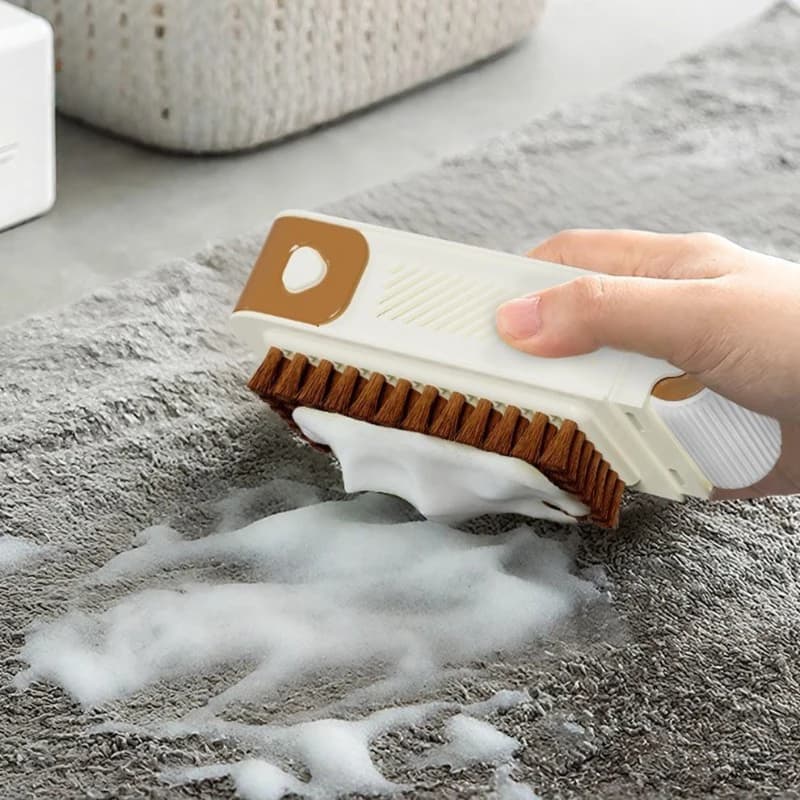 Multifunctional Roller Foaming Soap Box with Brush Laundry Scrub Soap Box Portable 2-in-1 Soap Box