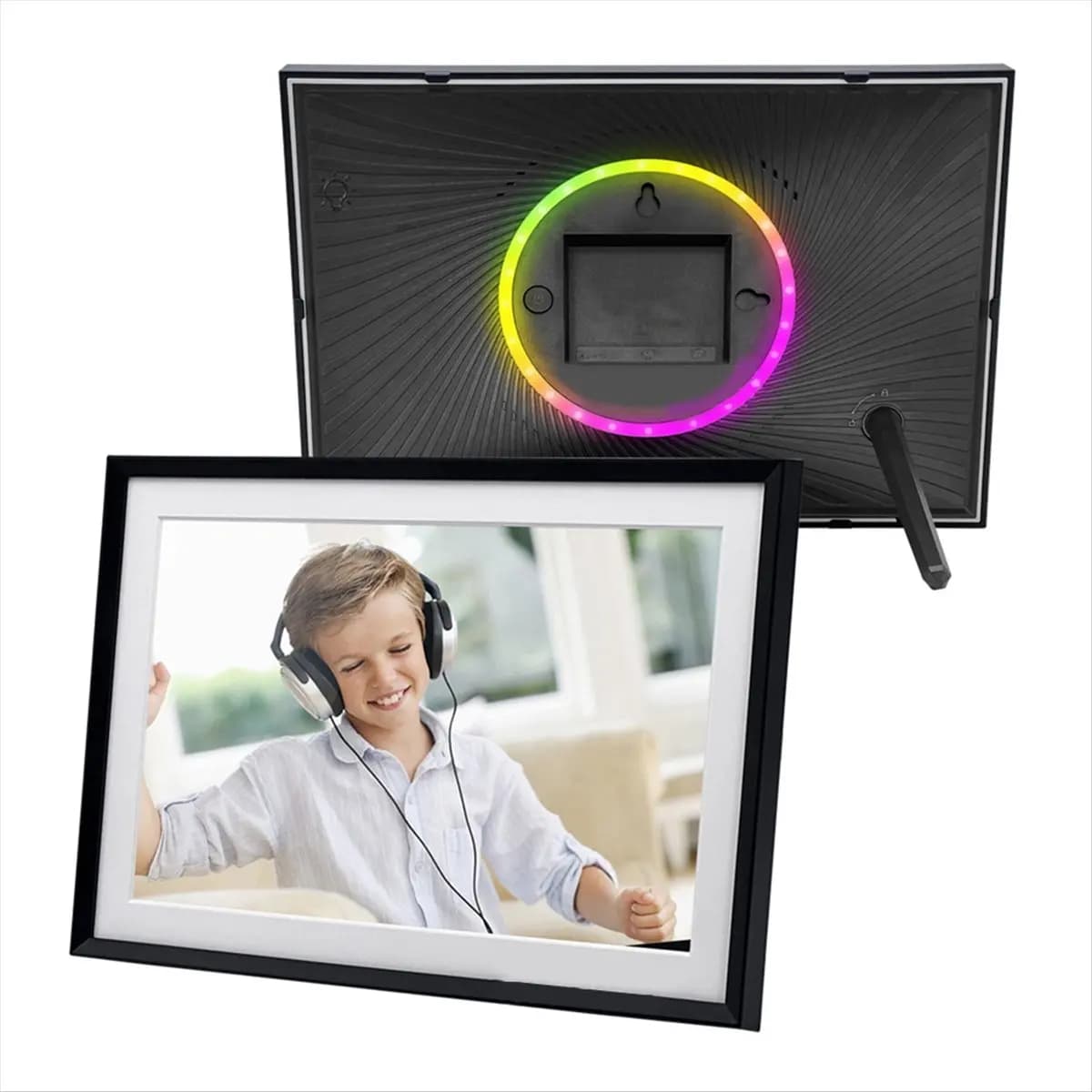 NUOVO Cornice Digitale Cornice da 10.1 Pollici Cornice Digitale WiFi 32GB di Stoccaggio HD IPS Touch Screen Auto-Ruotazione LED Spina DEGLI STATI UNITI