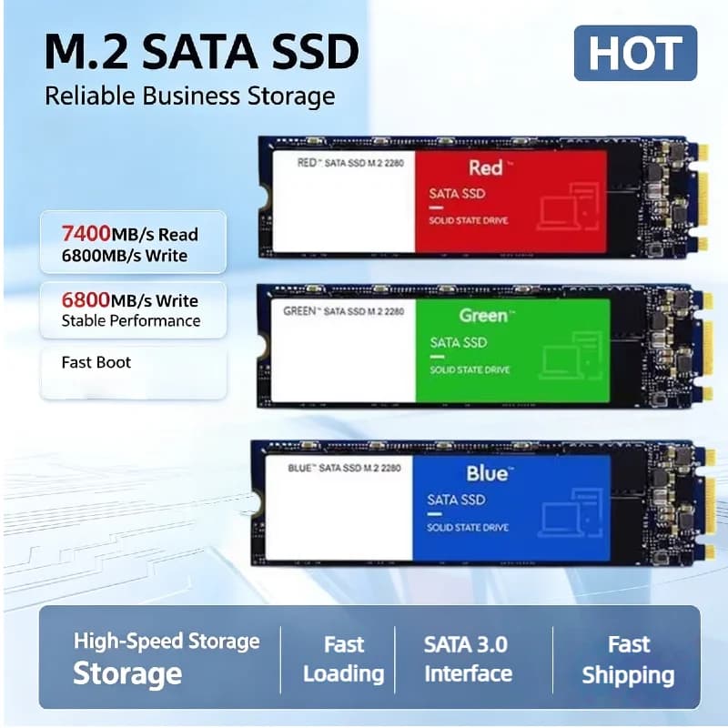 [Brand+] 2026 M.2 2280 NGFF Internal SSD Solid State Hard Drive 1TB 2TB Hard Disk For Laptop Desktop PC PS5 Game Backup Upgrade